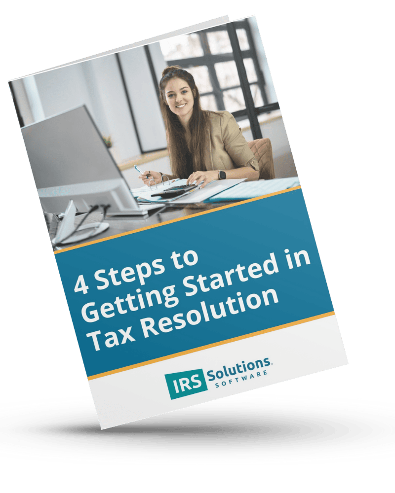 4 steps to getting started in tax resolution
